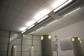 Another view of Frenger's Active Chilled Beams being tested in one of their three Climatic Testing Laboratories
